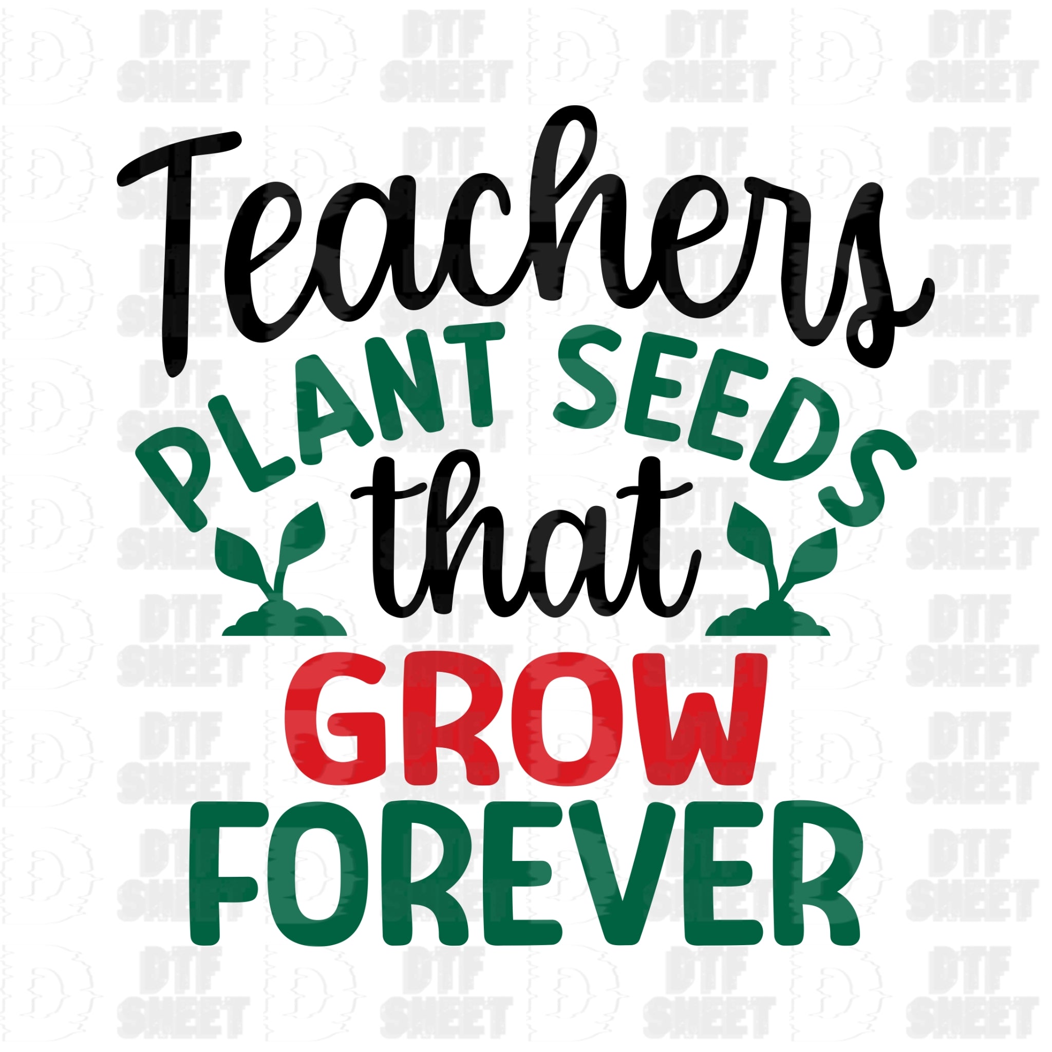 teachers plant the seeds quote Teacher Appreciation Design