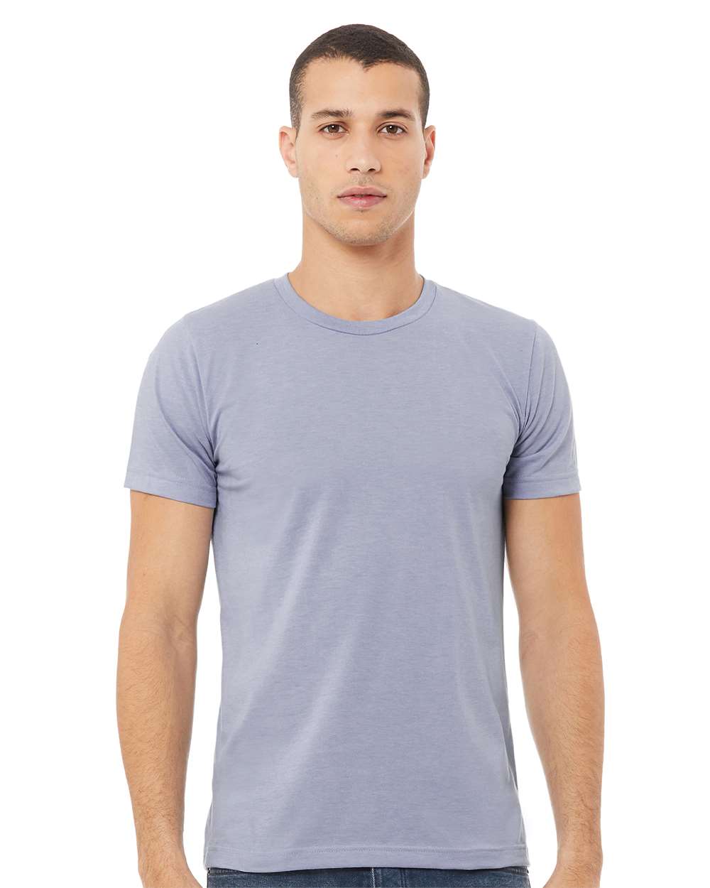 BELLA + CANVAS - CVC Jersey Tee - 3001CVC - Heather Blue
