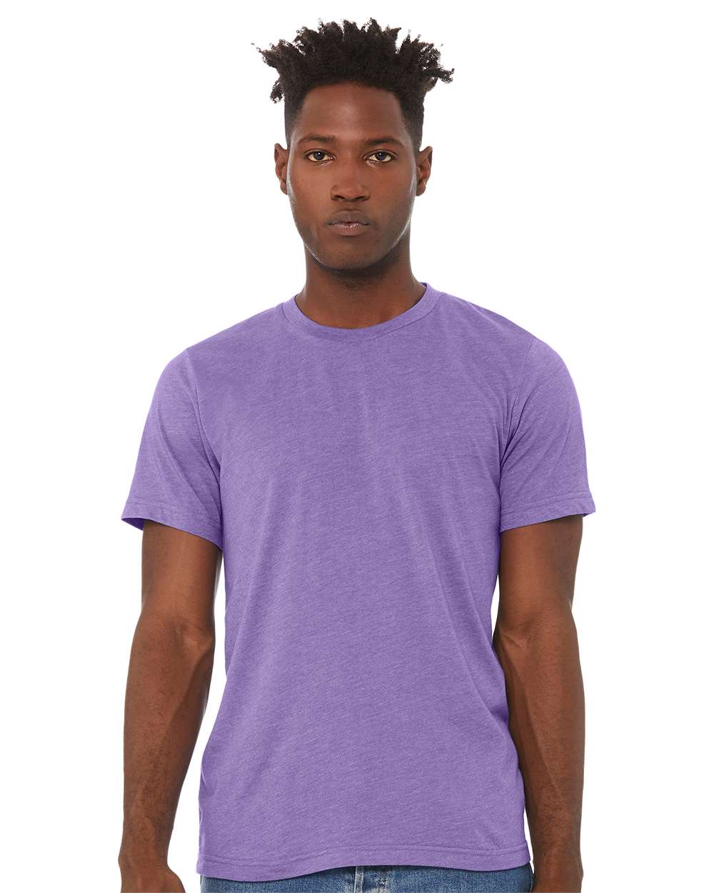 BELLA + CANVAS - CVC Jersey Tee - 3001CVC - Heather Lapis