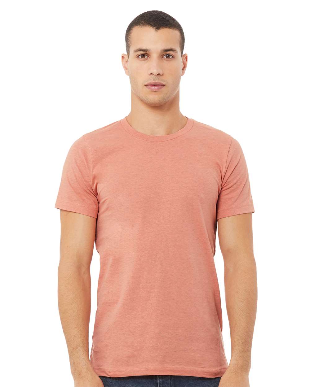 BELLA + CANVAS - CVC Jersey Tee - 3001CVC - Heather Prism Sunset