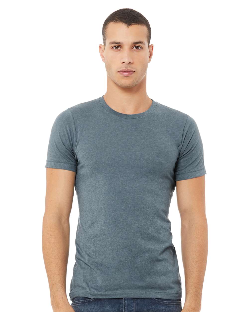 BELLA + CANVAS - CVC Jersey Tee - 3001CVC - Heather Slate