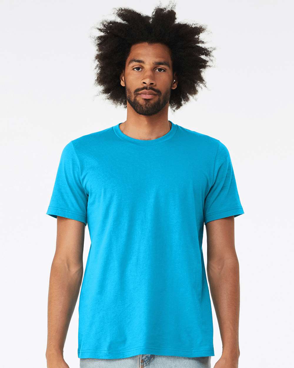 BELLA + CANVAS - CVC Jersey Tee - 3001CVC - Neon Blue