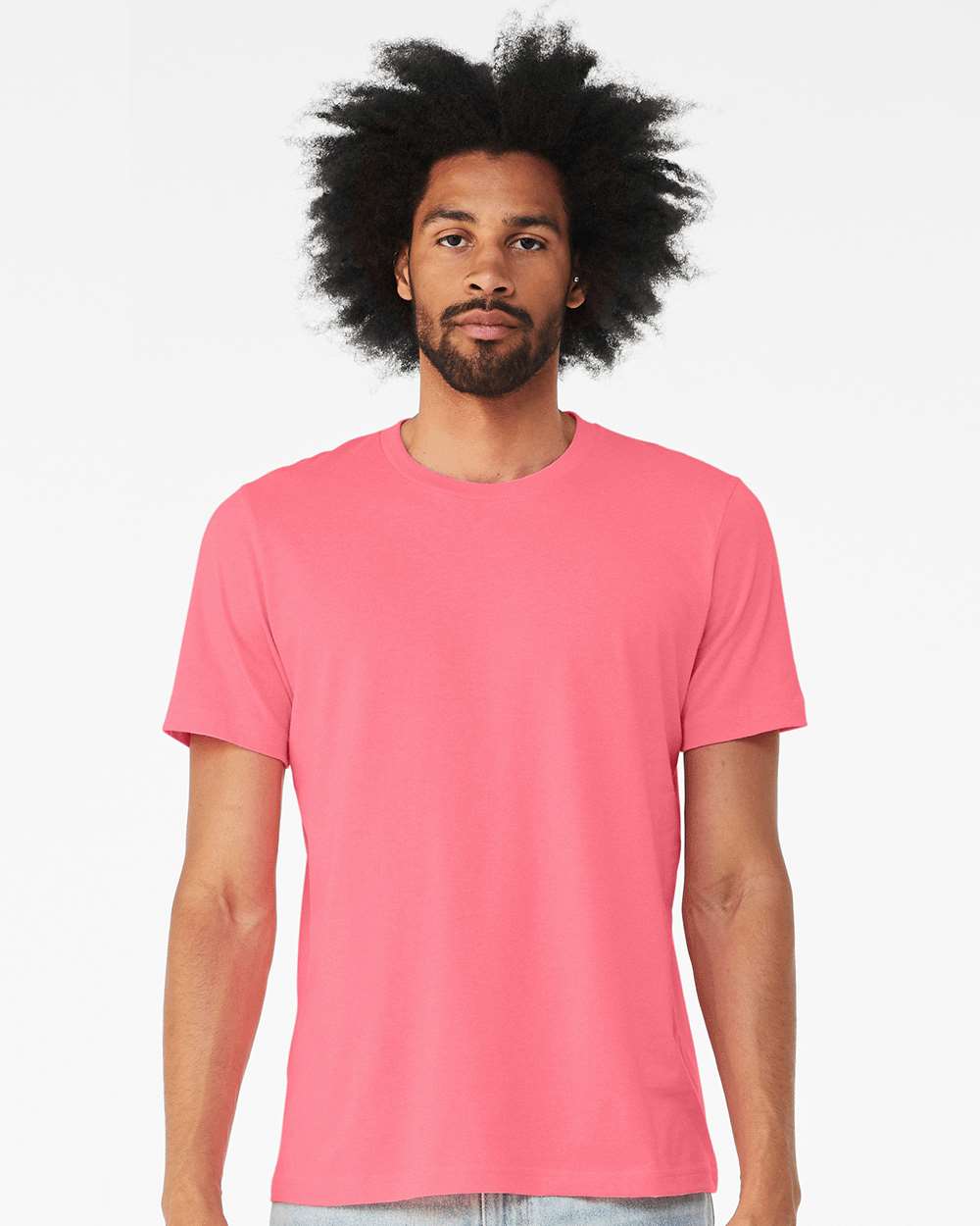 BELLA CANVAS CVC Jersey Tee 3001CVC Neon Pink –