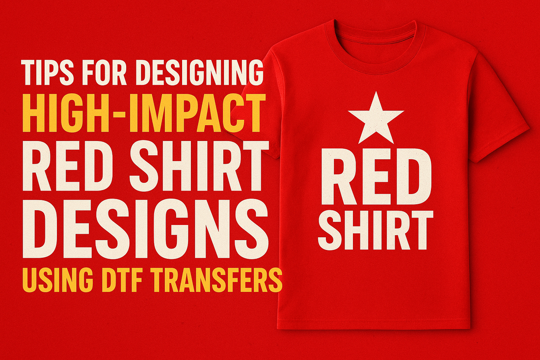 Tips for Designing High-Impact Red Shirt Designs Using DTF Transfers