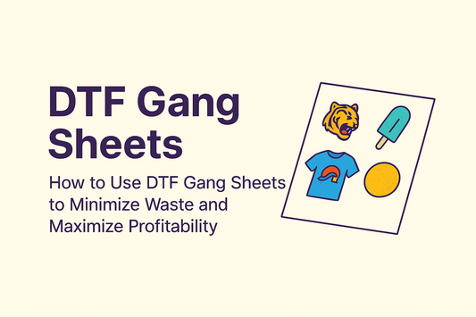 DTF Gang Sheets – How to Use DTF Gang Sheets to Minimize Waste and Maximize Profitability