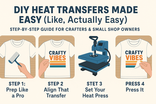 Heat Transfer DIY at Home: Step-by-Step Guide for Crafters & Small Shop Owners