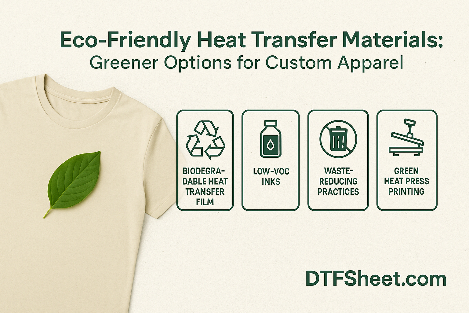 Eco-Friendly Heat Transfer Materials: Greener Options for Custom Apparel