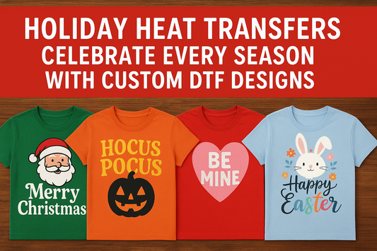 Holiday Heat Transfers: Celebrate Every Season with Custom DTF Designs