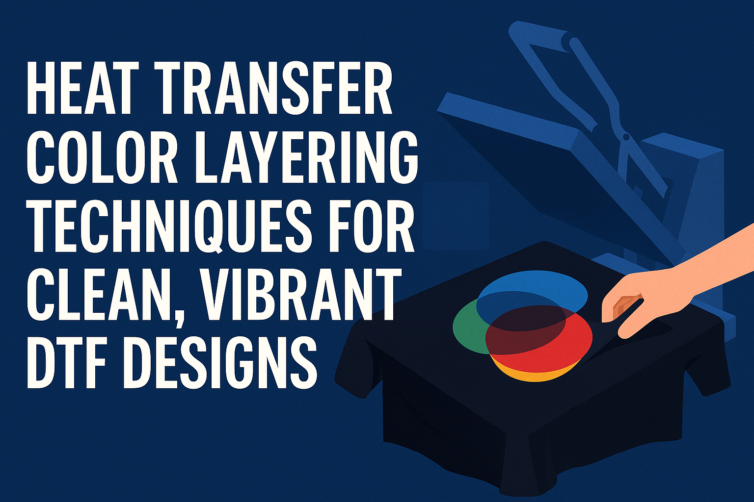 Heat Transfer Color Layering Techniques for Clean, Vibrant DTF Designs