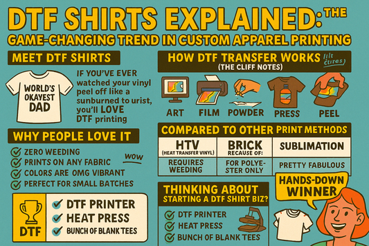 DTF Shirts Explained: The Game-Changing Trend in Custom Apparel Printing