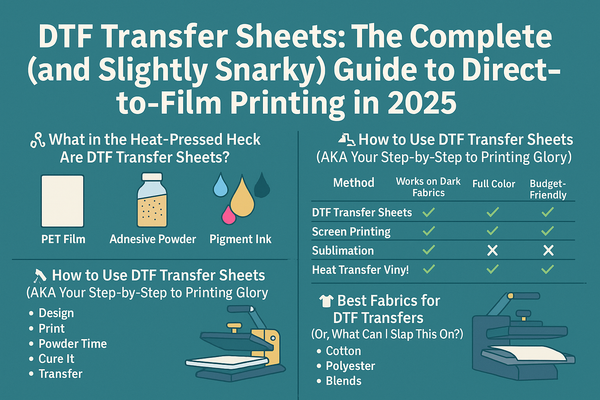 DTF Transfer Sheets: The Complete (and Slightly Snarky) Guide to Direct-to-Film Printing in 2025