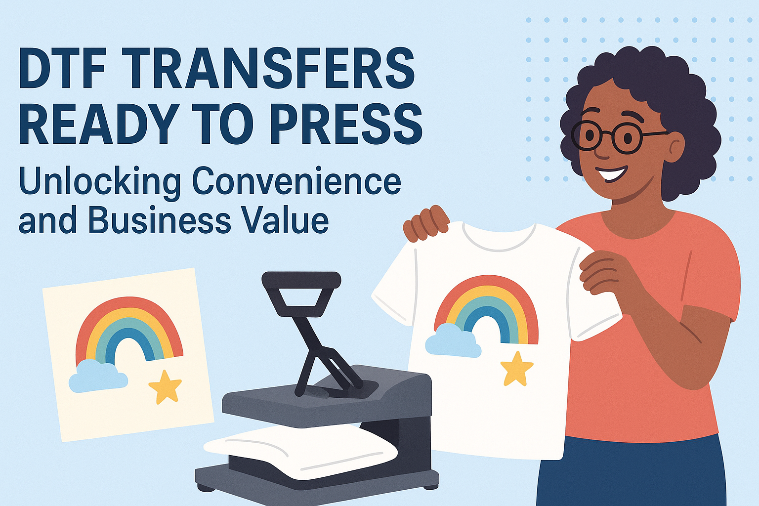 DTF Transfers Ready to Press: Unlocking Convenience and Business Value