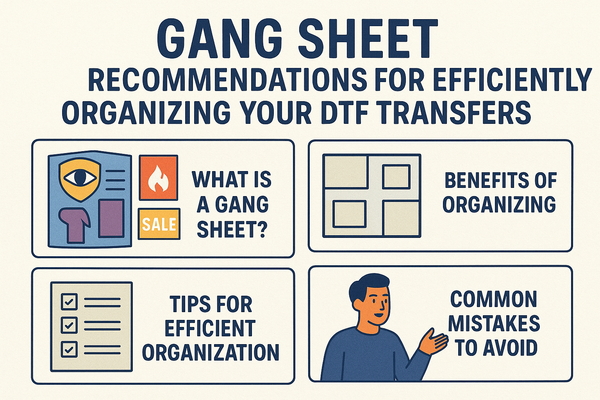 Gang Sheet Recommendations for Efficiently Organizing Your DTF Transfers