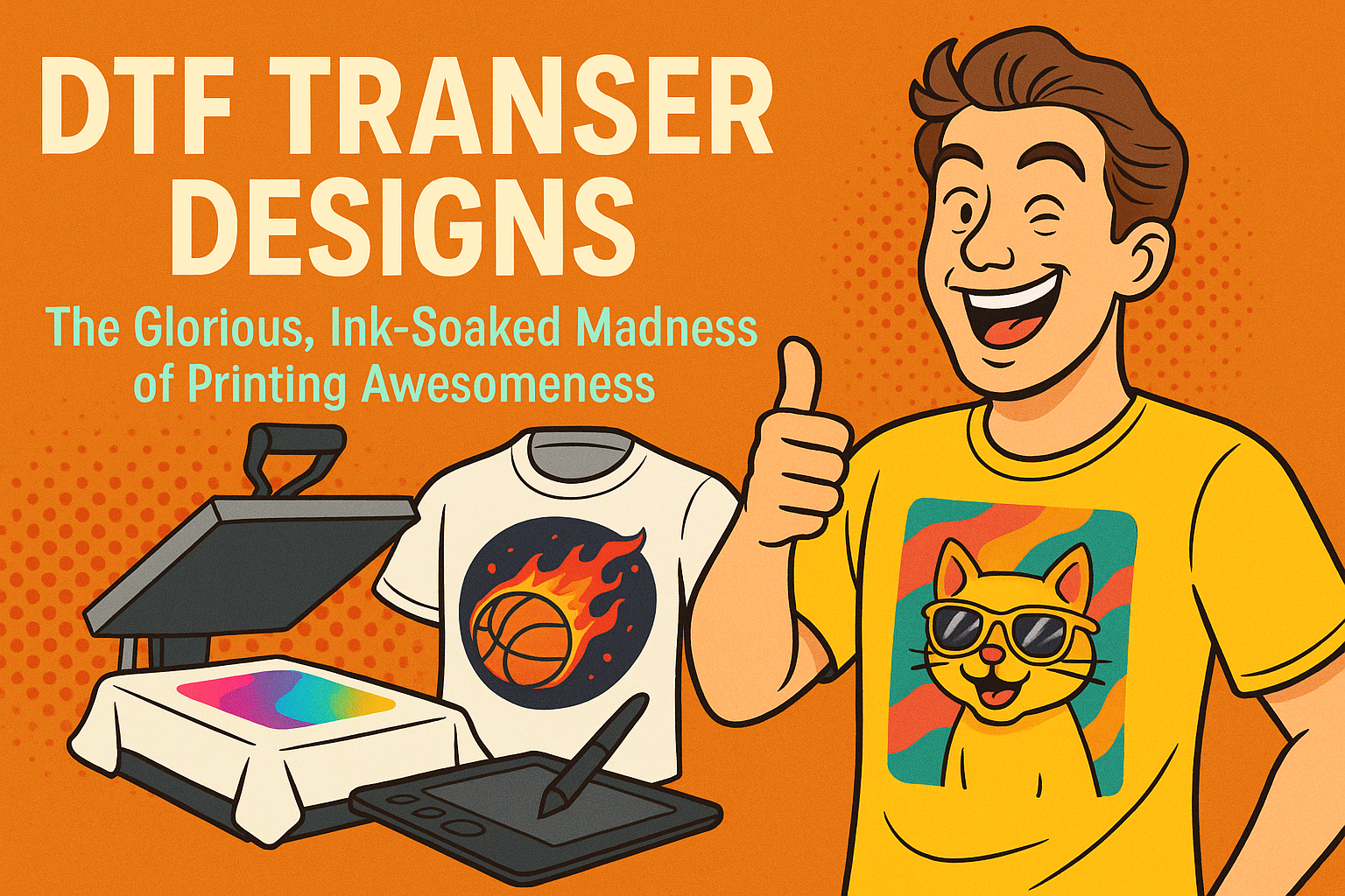 DTF Transfer Designs: The Glorious, Ink-Soaked Madness of Printing Awesomeness