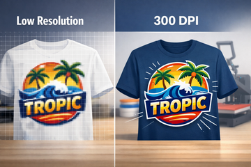 DTF Transfer Resolution Requirements: DPI & Image Size Guide