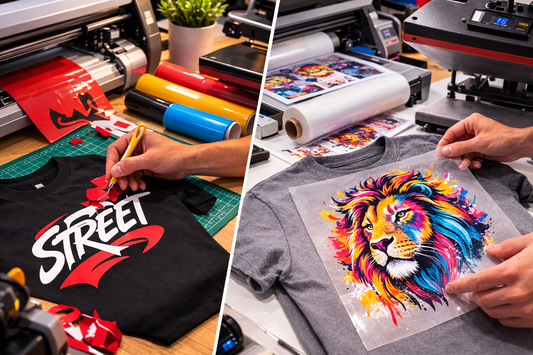 DTF vs HTV: Which Transfer Method Is Better for Shirt Printing?