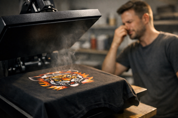 DTF Transfer Smell After Pressing: What It Means & Fixes