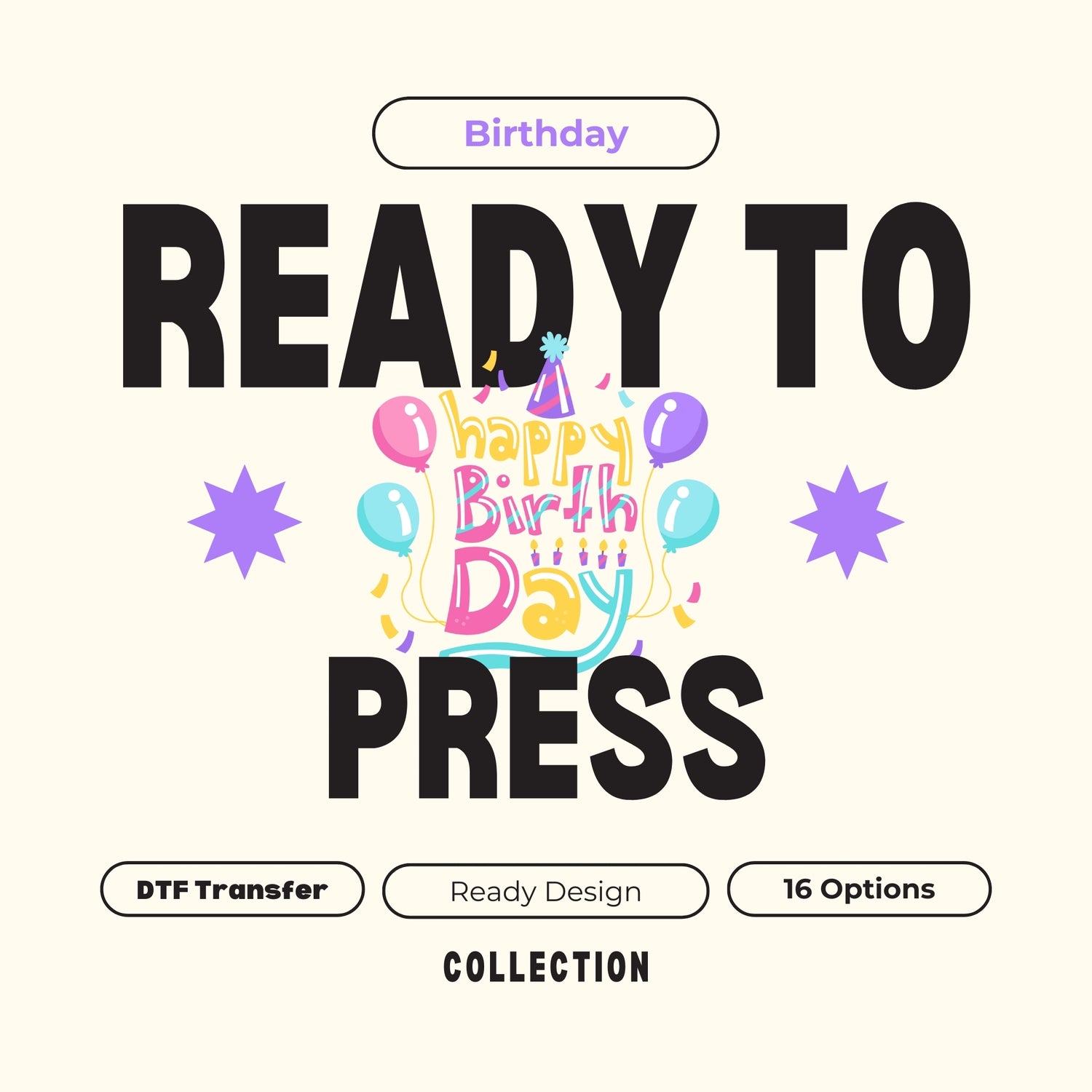 Birthday Transfers Collection