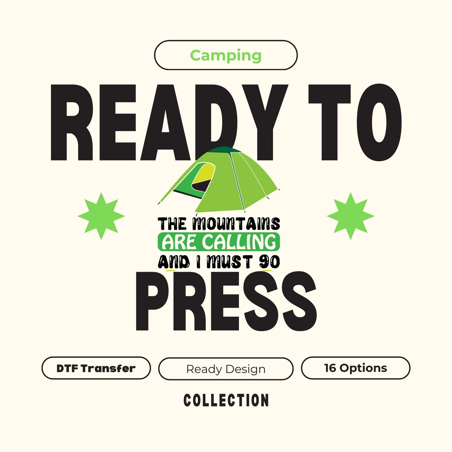 Camping Transfers Collection