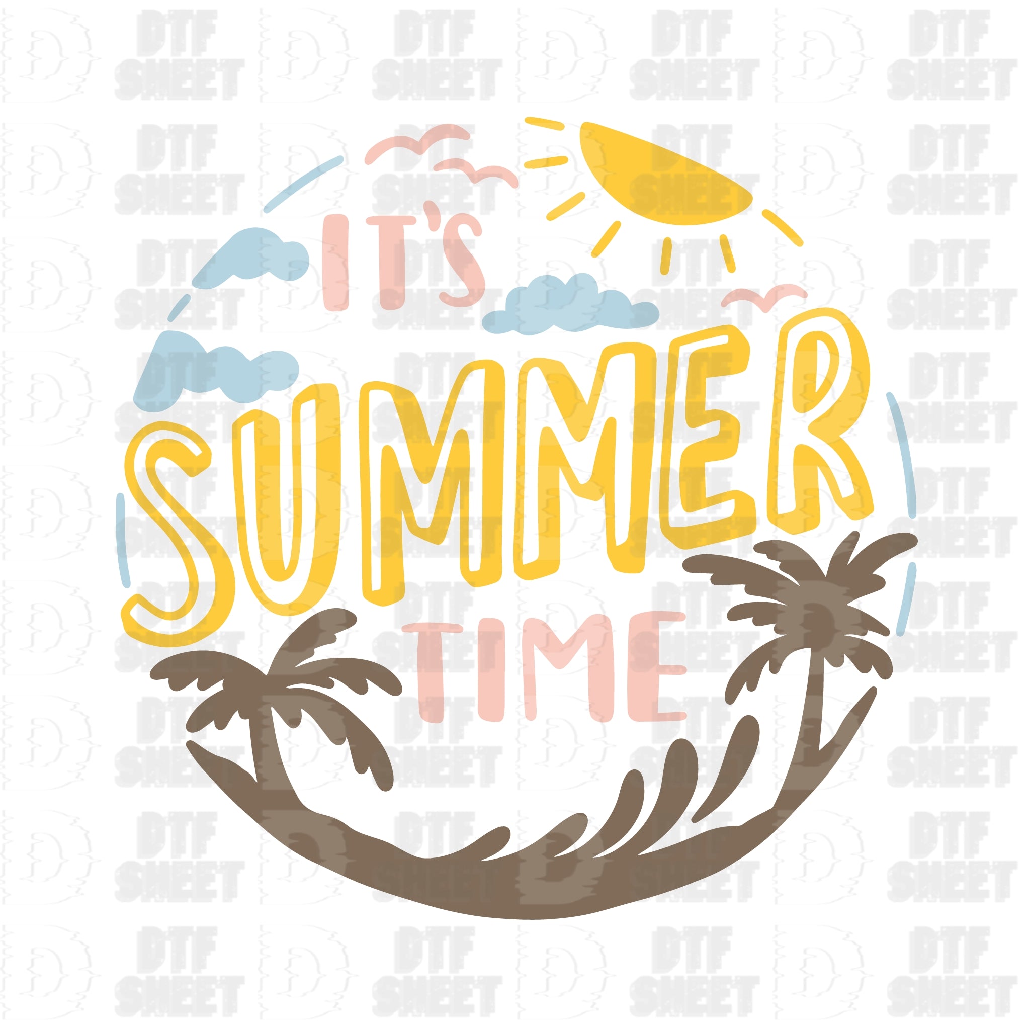 It's Summer Time - Summer Collection - DTF Transfer – DTFSheet.com