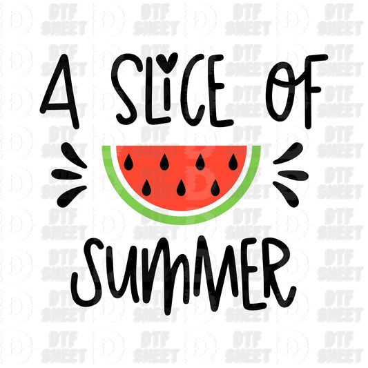 A Slice of Summer - Summer Collection - DTF Transfer