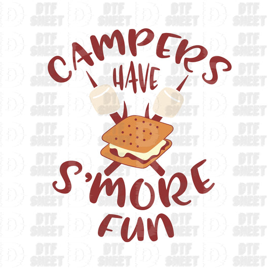 Campers Have S'More Fun - Camping Collection - DTF Transfer