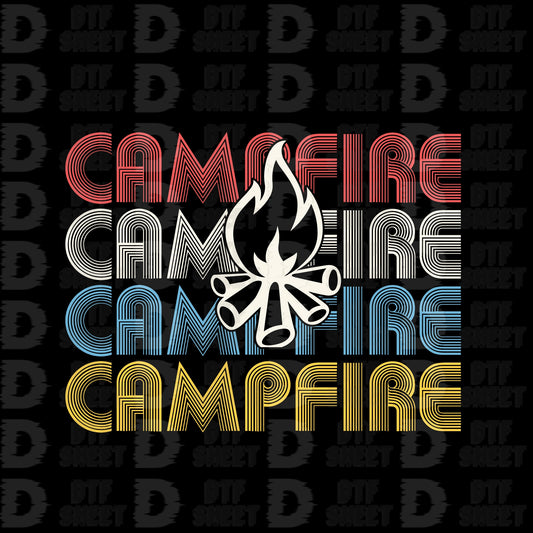 Campfire - Camping Collection - DTF Transfer