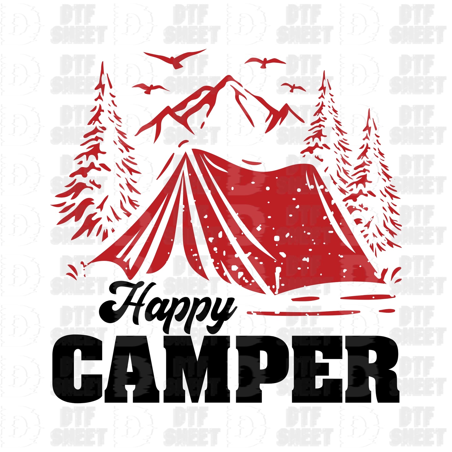 Happy Camper - Camping Collection - DTF Transfer