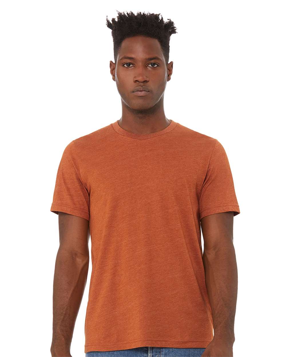 BELLA + CANVAS - CVC Jersey Tee - 3001CVC - Heather Autumn