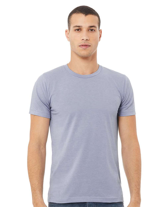 BELLA + CANVAS - CVC Jersey Tee - 3001CVC - Heather Blue