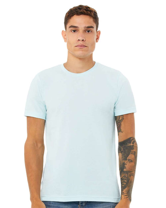 BELLA + CANVAS - CVC Jersey Tee - 3001CVC - Heather Ice Blue