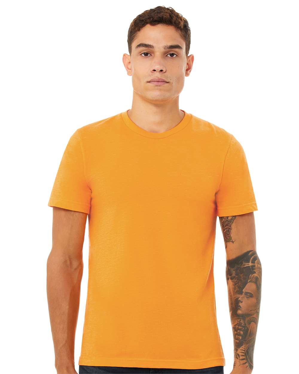 BELLA + CANVAS - CVC Jersey Tee - 3001CVC - Heather Marmalade