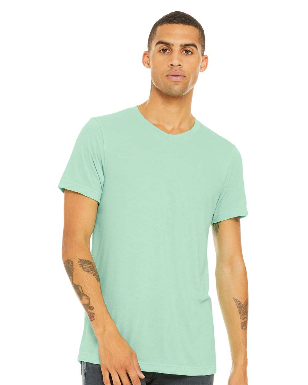 BELLA + CANVAS - CVC Jersey Tee - 3001CVC - Heather Mint