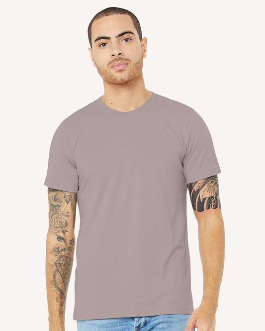 BELLA + CANVAS - CVC Jersey Tee - 3001CVC - Heather Pink Gravel