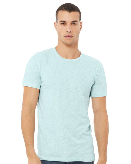 BELLA + CANVAS - CVC Jersey Tee - 3001CVC - Heather Prism Ice Blue