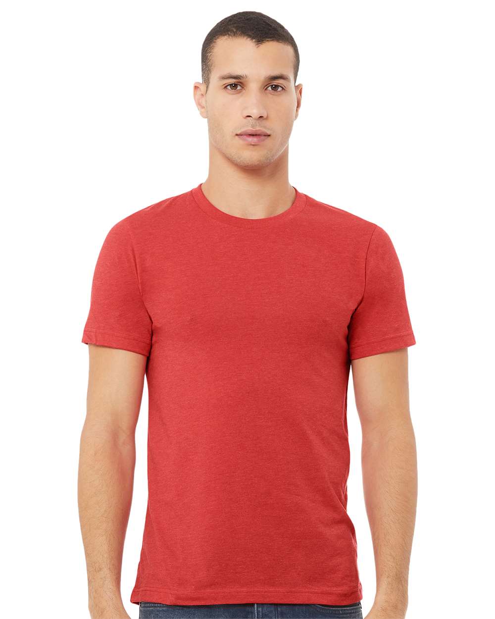 BELLA + CANVAS - CVC Jersey Tee - 3001CVC - Heather Red