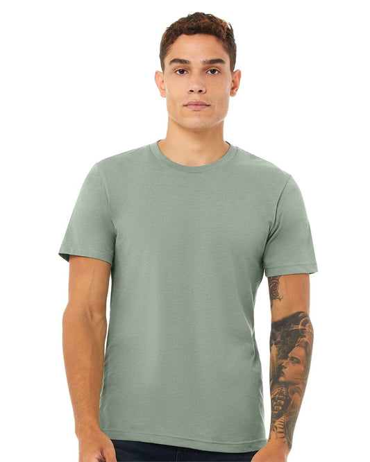 BELLA + CANVAS - CVC Jersey Tee - 3001CVC - Heather Sage