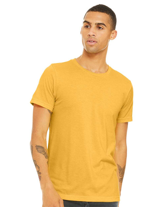 BELLA + CANVAS - CVC Jersey Tee - 3001CVC - Heather Yellow Gold