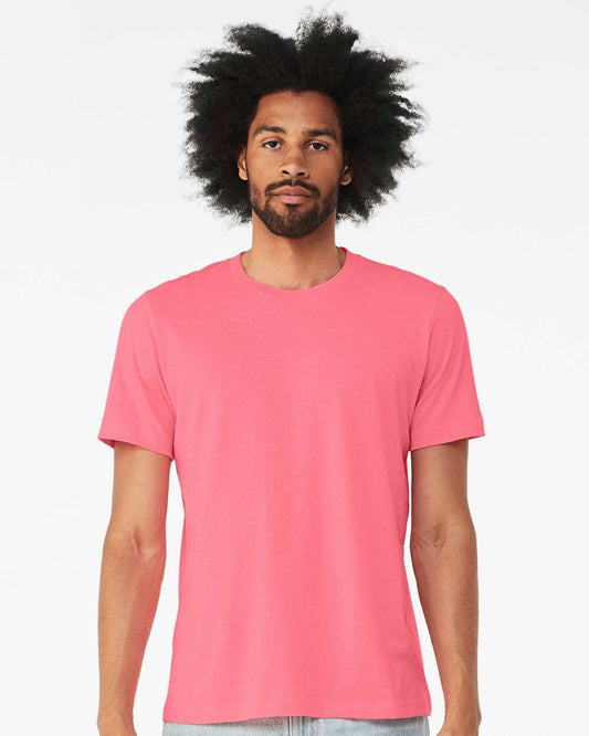 BELLA + CANVAS - CVC Jersey Tee - 3001CVC - Neon Pink