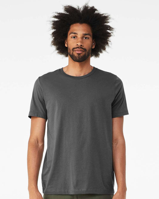 BELLA + CANVAS - CVC Jersey Tee - 3001CVC - Solid Asphalt Blend