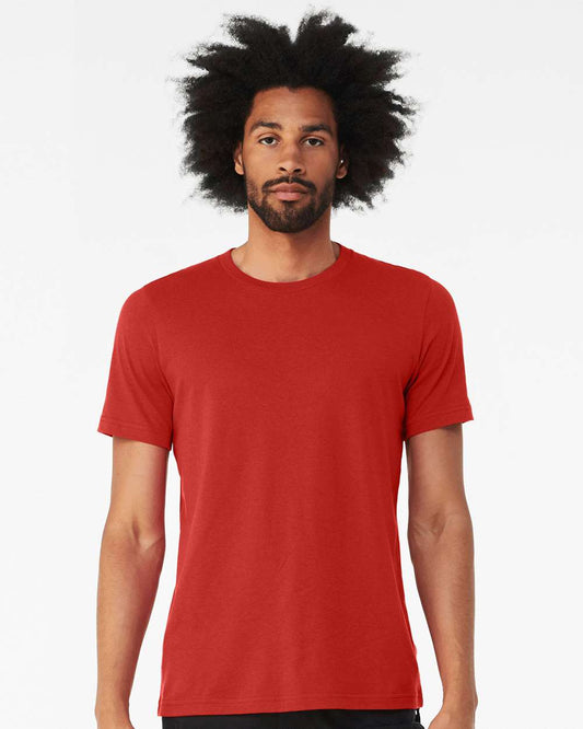 BELLA + CANVAS - CVC Jersey Tee - 3001CVC - Solid Red Blend