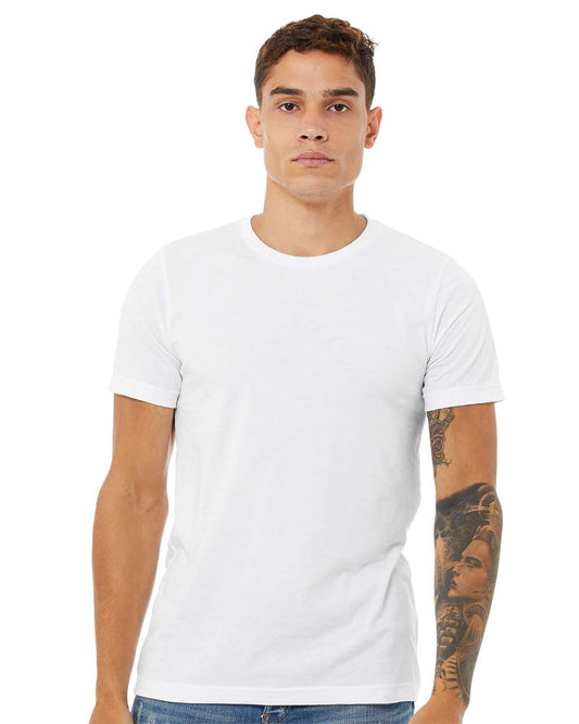 BELLA + CANVAS - CVC Jersey Tee - 3001CVC - Solid White Blend