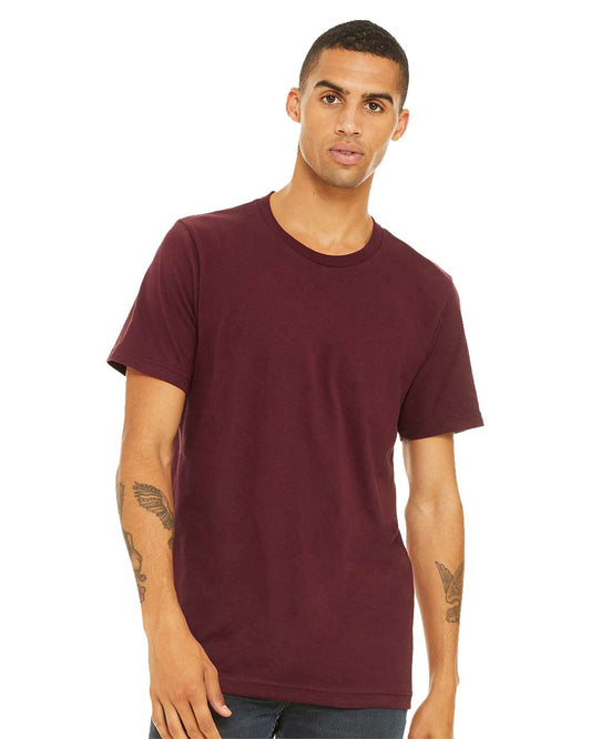 BELLA + CANVAS - Jersey Tee - 3001 - Maroon