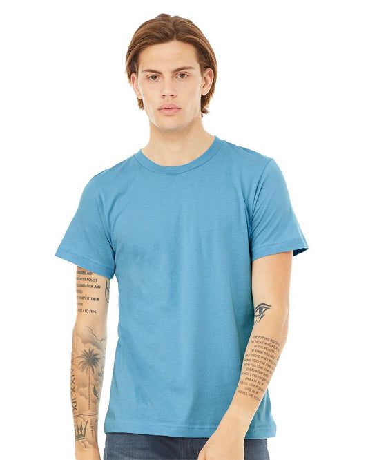 BELLA + CANVAS - Jersey Tee - 3001 - Ocean Blue