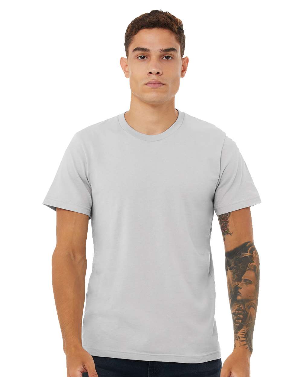 BELLA + CANVAS - Jersey Tee - 3001 - Solid Athletic Grey