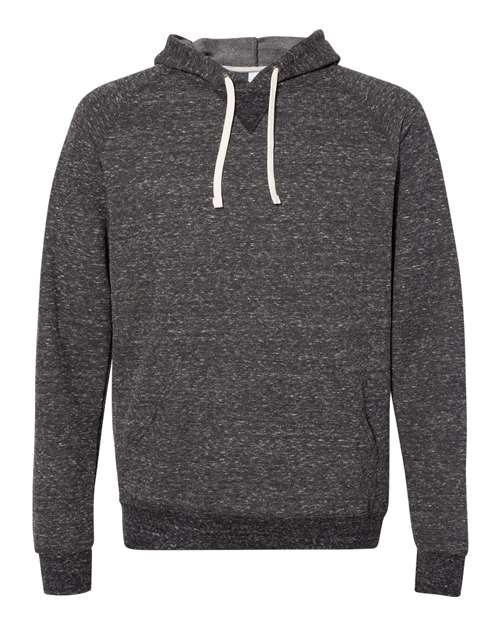 JERZEES 90MR — Unisex Snow Heather French Terry Raglan Hooded Sweatshirt