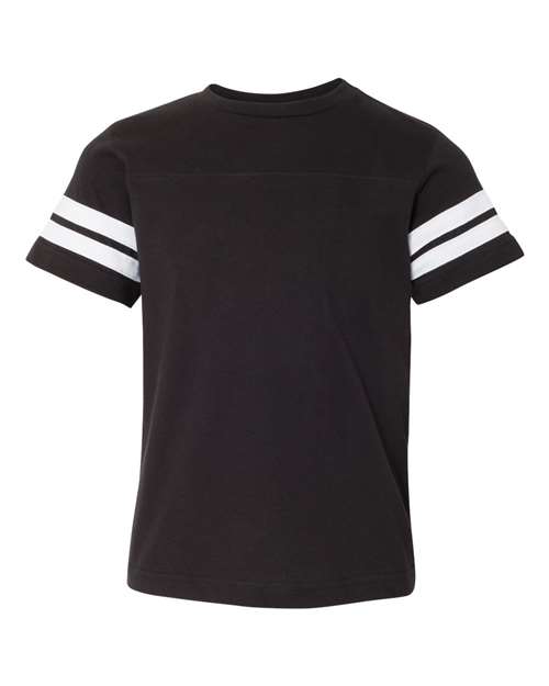 LAT 6137 — Youth Football Fine Jersey Tee