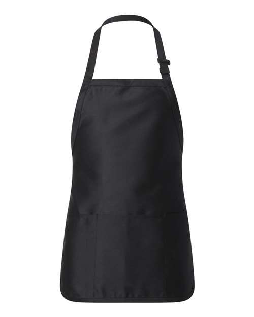 Q-Tees Q4250 — Full-Length Apron with Pouch Pocket
