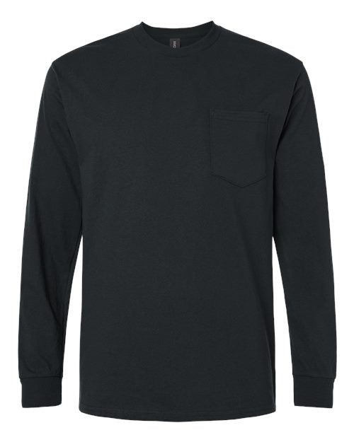Gildan 2410 — Unisex Ultra Cotton® Long Sleeve Pocket T-Shirt