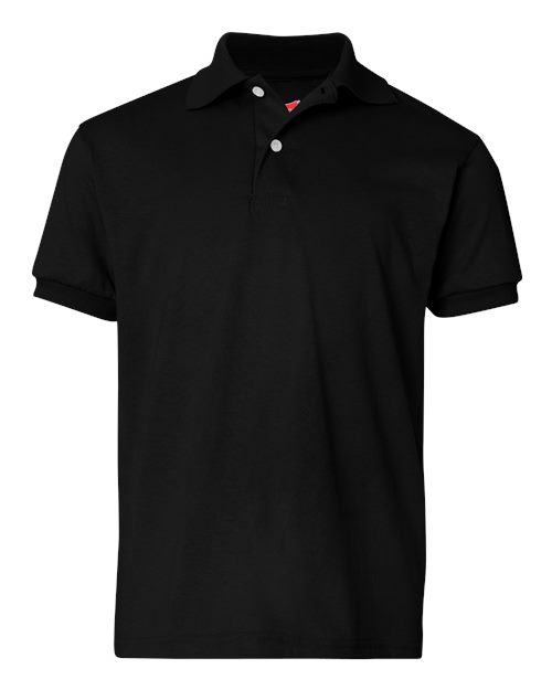 Hanes 054Y — Youth EcoSmart® Jersey Polo